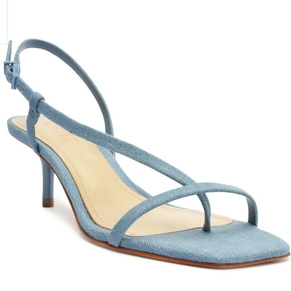 SCHUTZ Shoes - Schutz Denim Strappy Sanda Women's 6.5